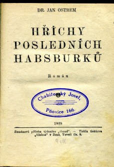 Hříchy posledních Habsburků
