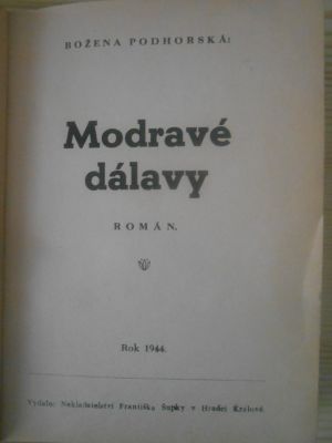 Modravé dálavy