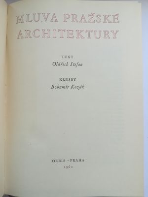 Mluva pražské architektury