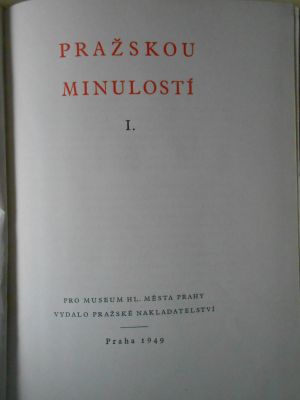 Pražskou minulostí I.