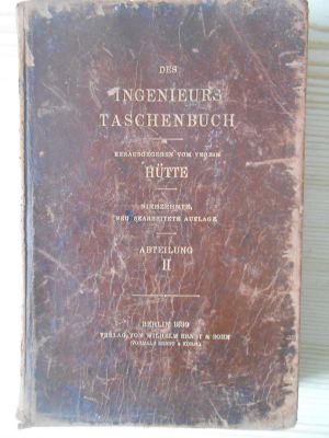 Des Ingenieurs Taschenbuch