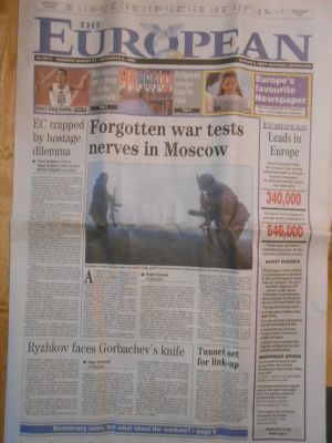The European - Weekend August 31 - September 2, 1990