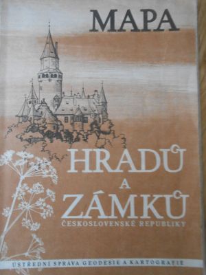 Mapa Hradů a Zámků Československé republiky