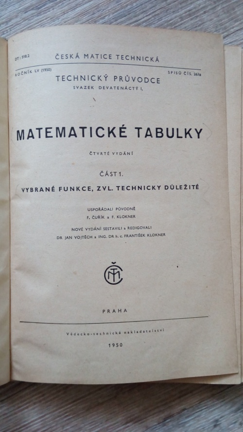 Matematické tabulky