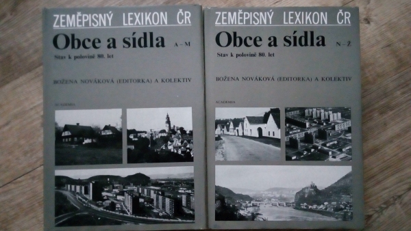 Obce a sídla A – M, N – Ž