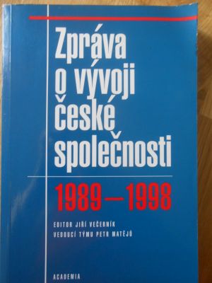 Zpráva o vývoji české společnosti 1989-1998