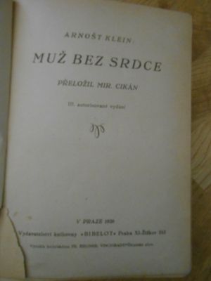 Muž bez srdce
