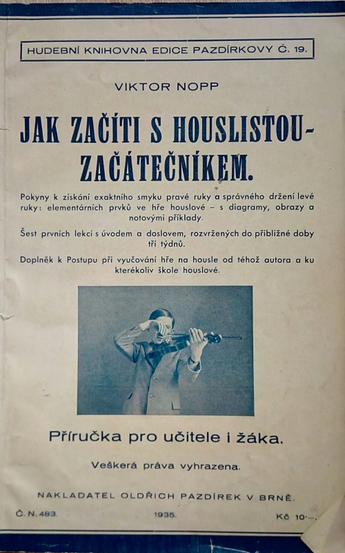 Jak začíti s houslistou – začátečníkem