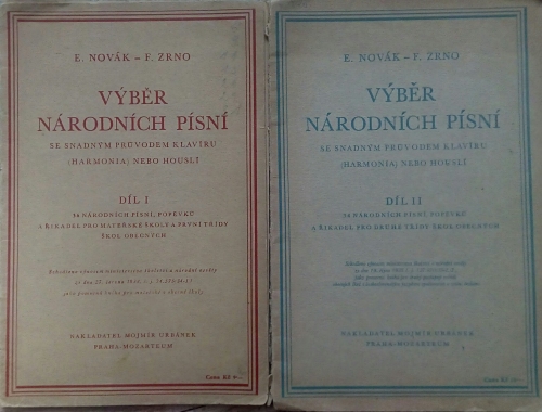 Výběr národních písní 1. + 2.díl