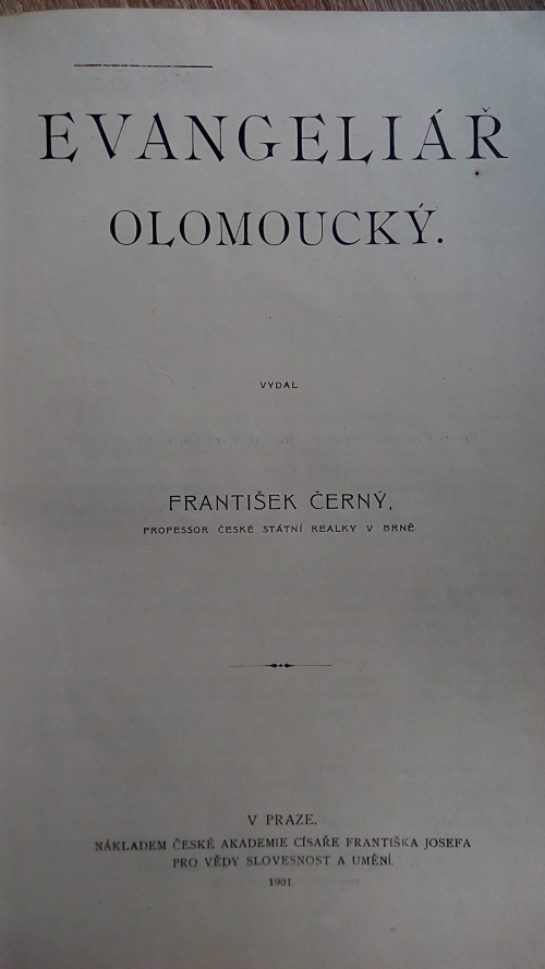 Evangeliář Olomoucký