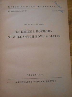 Cemické rozbory neželezných kovů a slitin