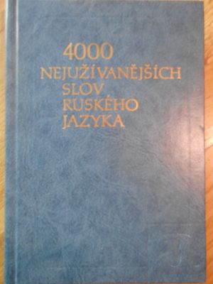 4000 nejužívanějších slov ruského jazyka