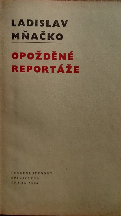 Opožděné reportáže