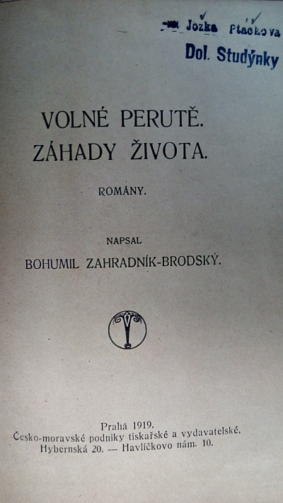 Volné perutě. Záhady života.