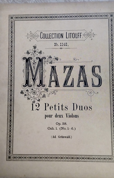 12 Petits Duos pour deux Violons