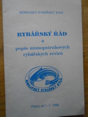 Rybářský řád a popis mimopstruhových rybářských revírů