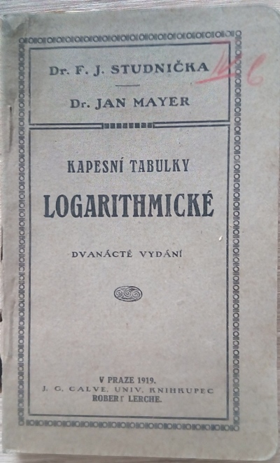 Kapesní tabulky logaritmické