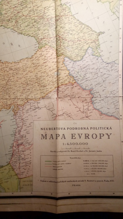 Mapa Evropy