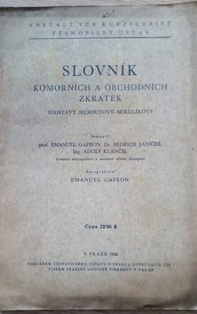 Slovník komorních a obchodních zkratek