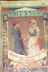 Kalendář svazu katolických žen a dívek čsl. republiky 1935