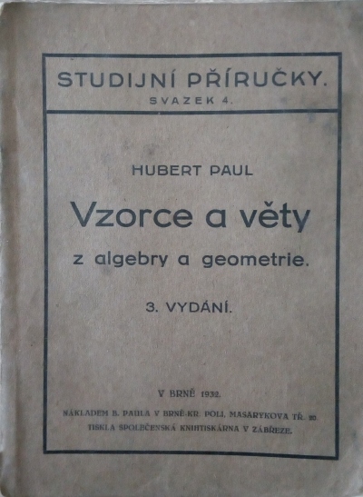 Vzorce a věty z algebry a geometrie