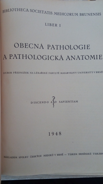 Obecná pathologie a pathologická anatomie