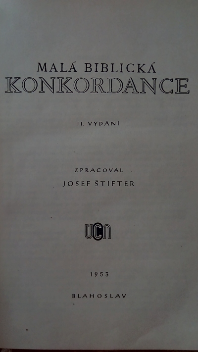 Malá biblická konkordance