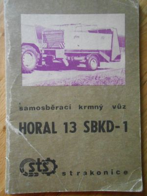 Samosběrací krmný vůz HORAL 13 SBKD-1