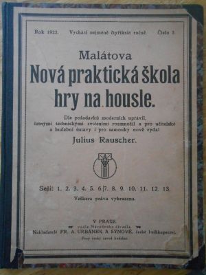 Malátova Nová praktická škola hry na housle