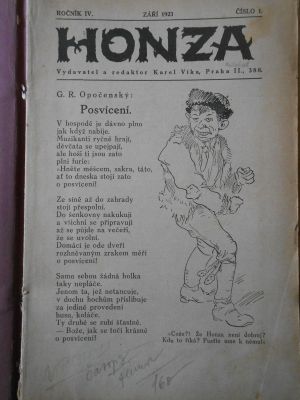 Časopis Honza - ročník IV.
