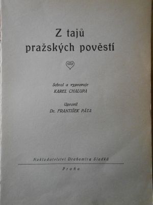 Z tajů pražských pověstí