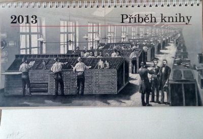 Kalendář 2013 – Příběh knihy