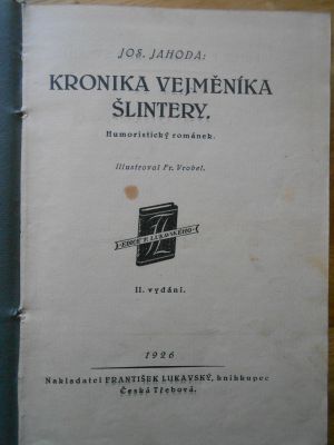 Kronika vejměníka Šlintery