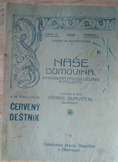 Červený deštník