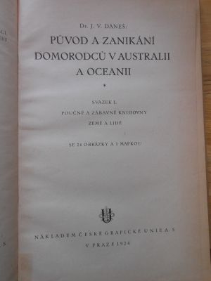 Původ a zanikání domorodců v Australii a Oceanii