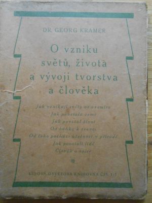 O vzniku světů, života a vývoji tvorstva a člověka
