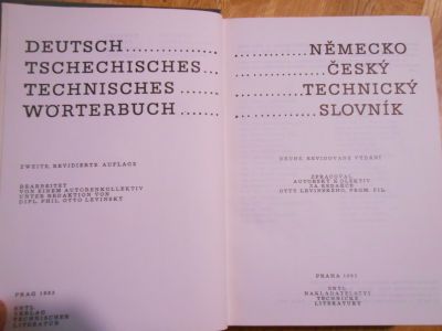 Německo-český technický slovník