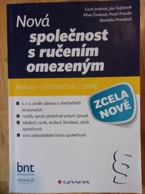 Nová společnost s ručením omezeným