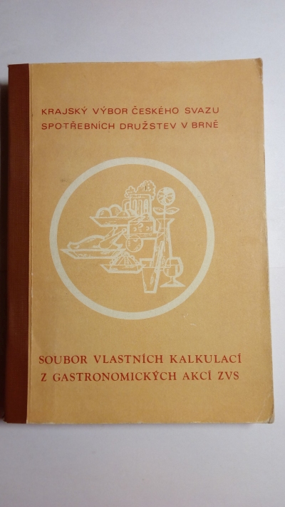 Soubor vlastních kalkulací z gastronomických akcí ZVS