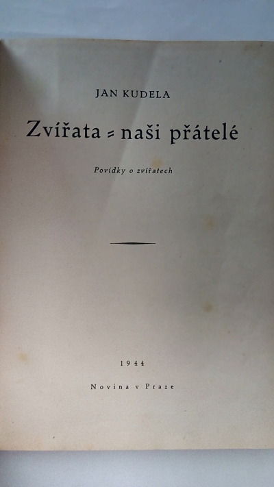 Zvířata = naši přátelé