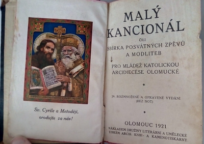Malý kancionál čili sbírka posvátných zpěvů a modliteb pro mládež katolickou arc