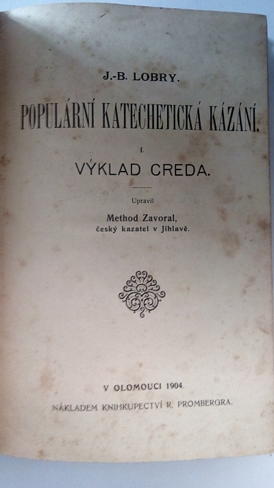 Populární katechetiská kázání I. - výklad creda