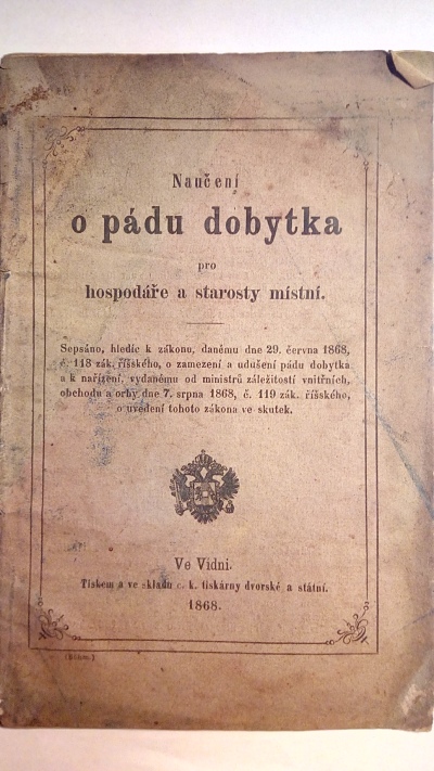 Naučení o pádu dobytka pro hospodáře a starosty místní