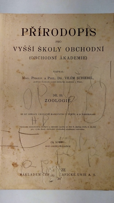 Přírodopis pro vyšší školy obchodní