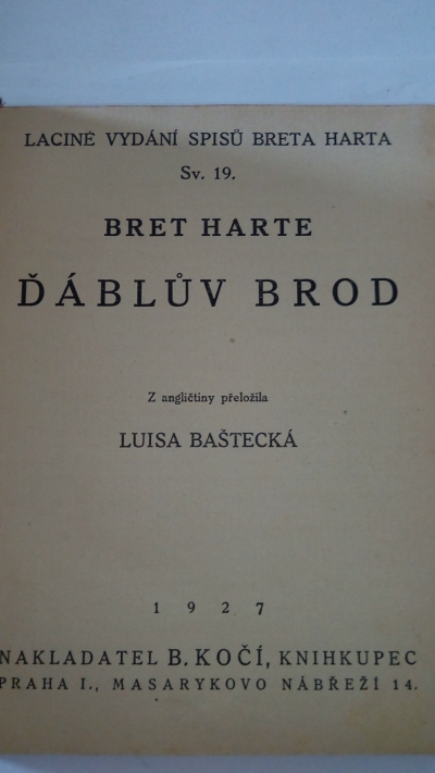 Ďáblův brod. V klášteře svatého Karmela.