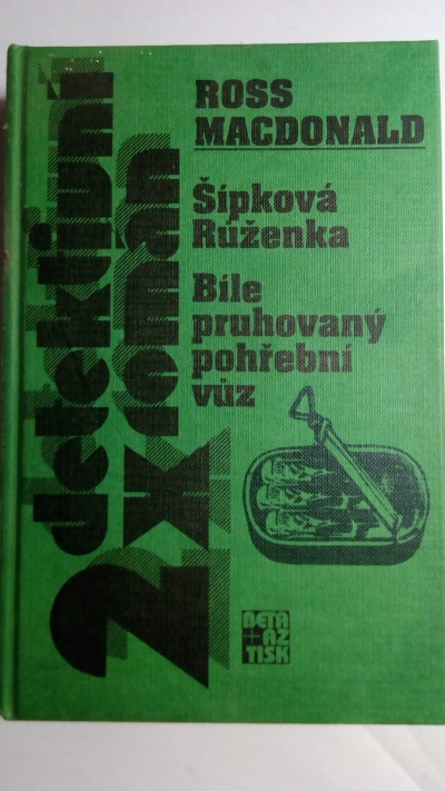 Šípková Růženka. Bíle pruhovaný pohřební vůz