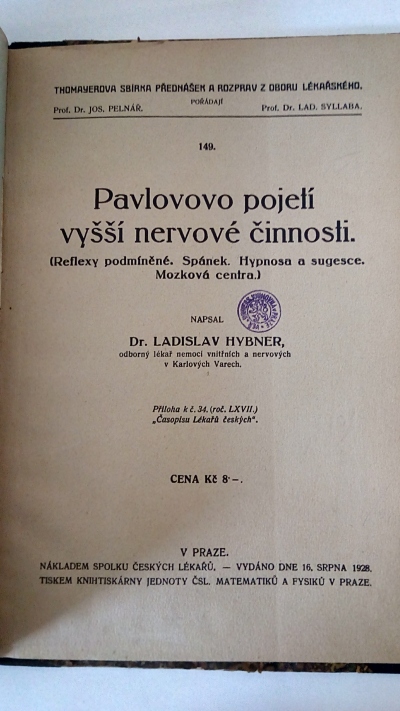 Pavlovo pojetí vyšší nervové činnosti