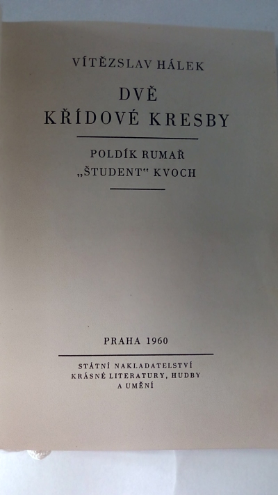 Dvě křídové kresby