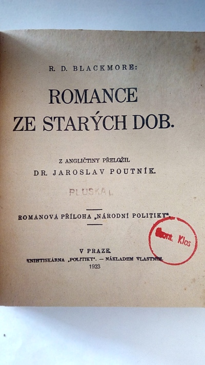 Romance ze starých dob