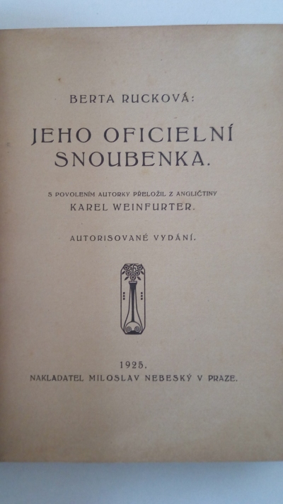 Jeho oficiální snoubenka